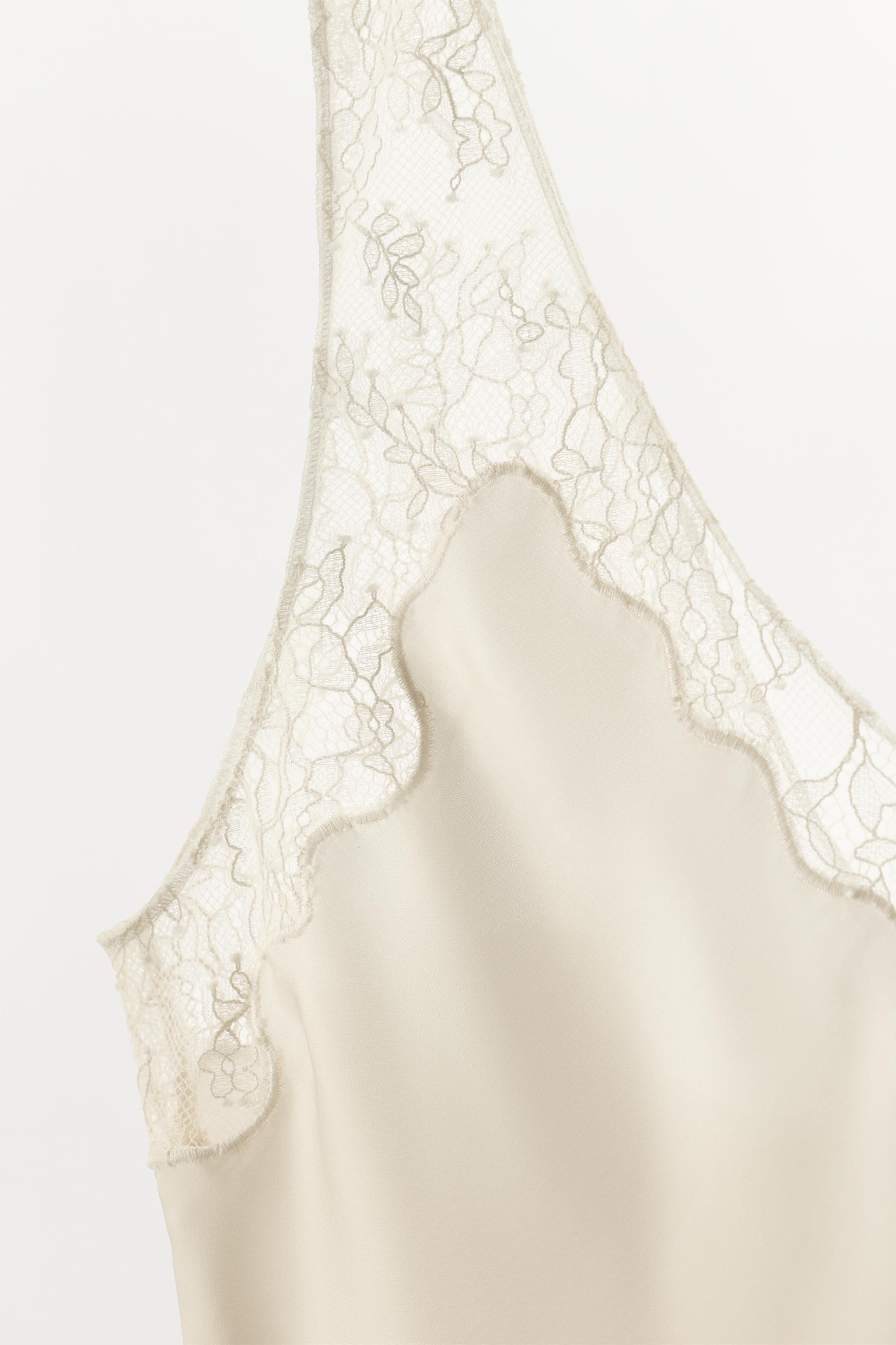 SATIN LACE CAMISOLE TOP